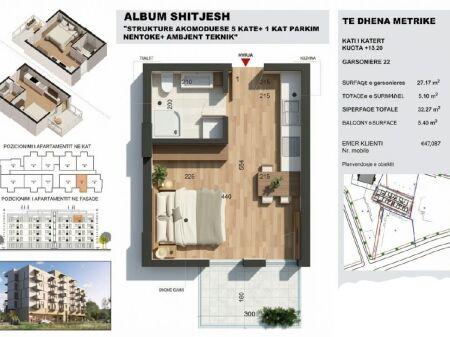 Garsoniere në shitje në Rruga Liria, Durrës, 38 m². Foto 4 nga 6