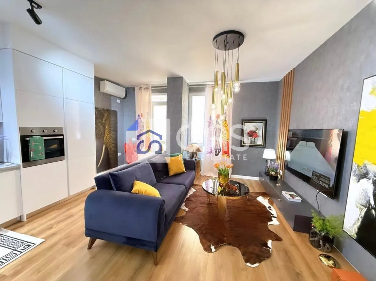 Apartament 1+1 me qera në 21 Dhjetori, Tiranë, 77 m². Foto 1 nga 8