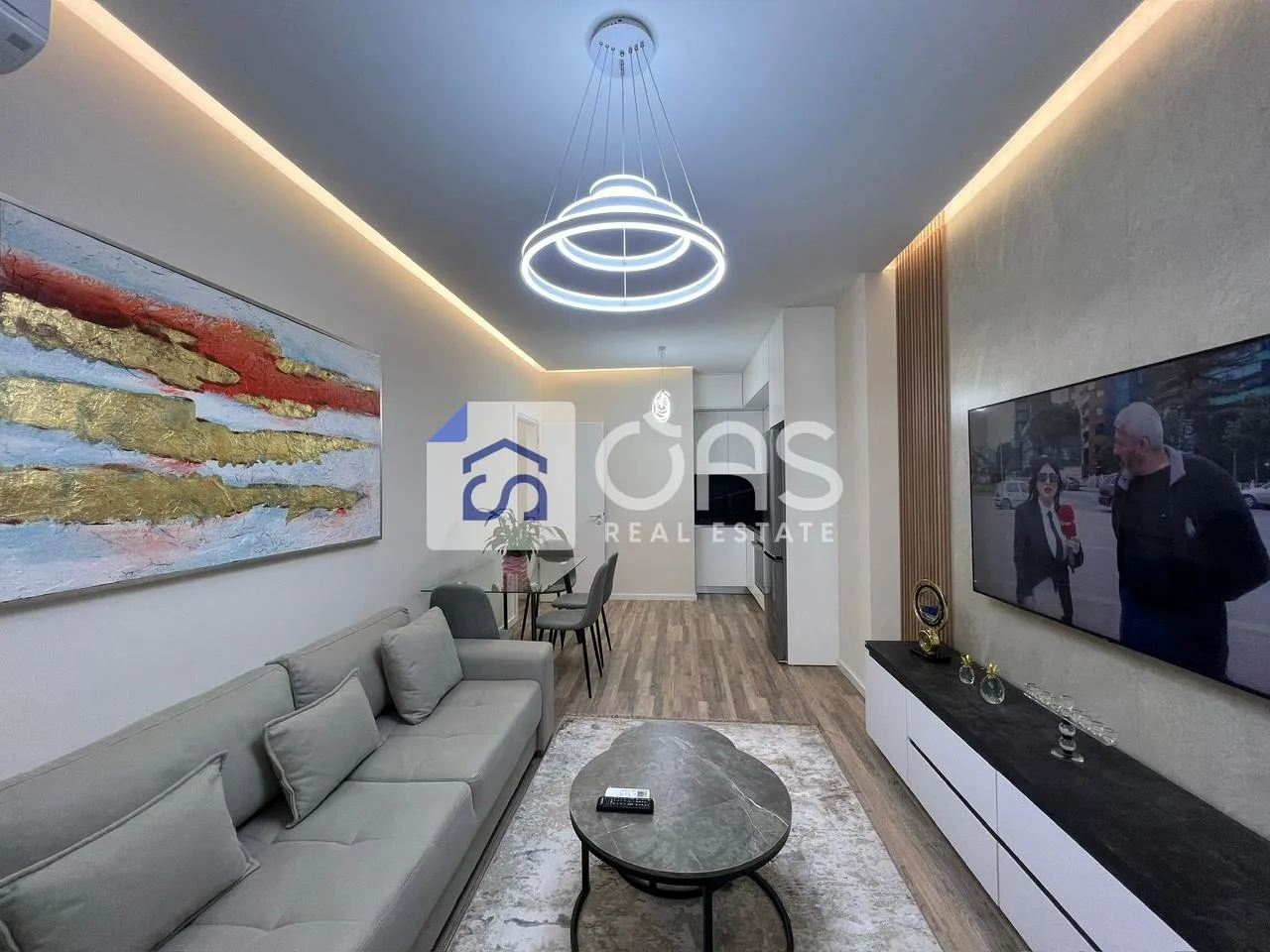 Apartament 1+1 me qera në Rruga e Kosovarëve, Tiranë, 70 m². Foto 1 nga 4
