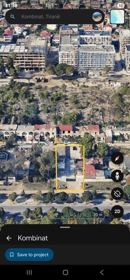 Land for sale in Kombinat, Tirana, 153 m². Photo 1 of 2