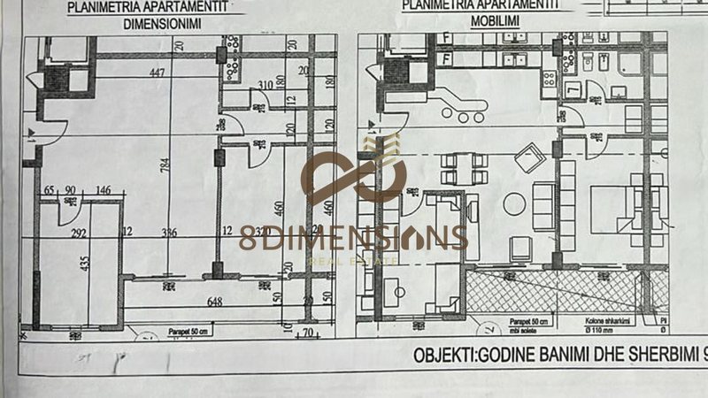 Apartment 2+1 for rent in Astir, Tirana, 106 m²