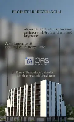 Apartament 1+1 në shitje në Paskuqan, Kamëz, 68 m². Foto 5 nga 5