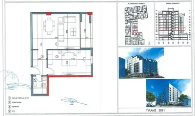 Apartament 1+1 në shitje në Ali Demi, Tiranë, 78 m². Foto 3 nga 3