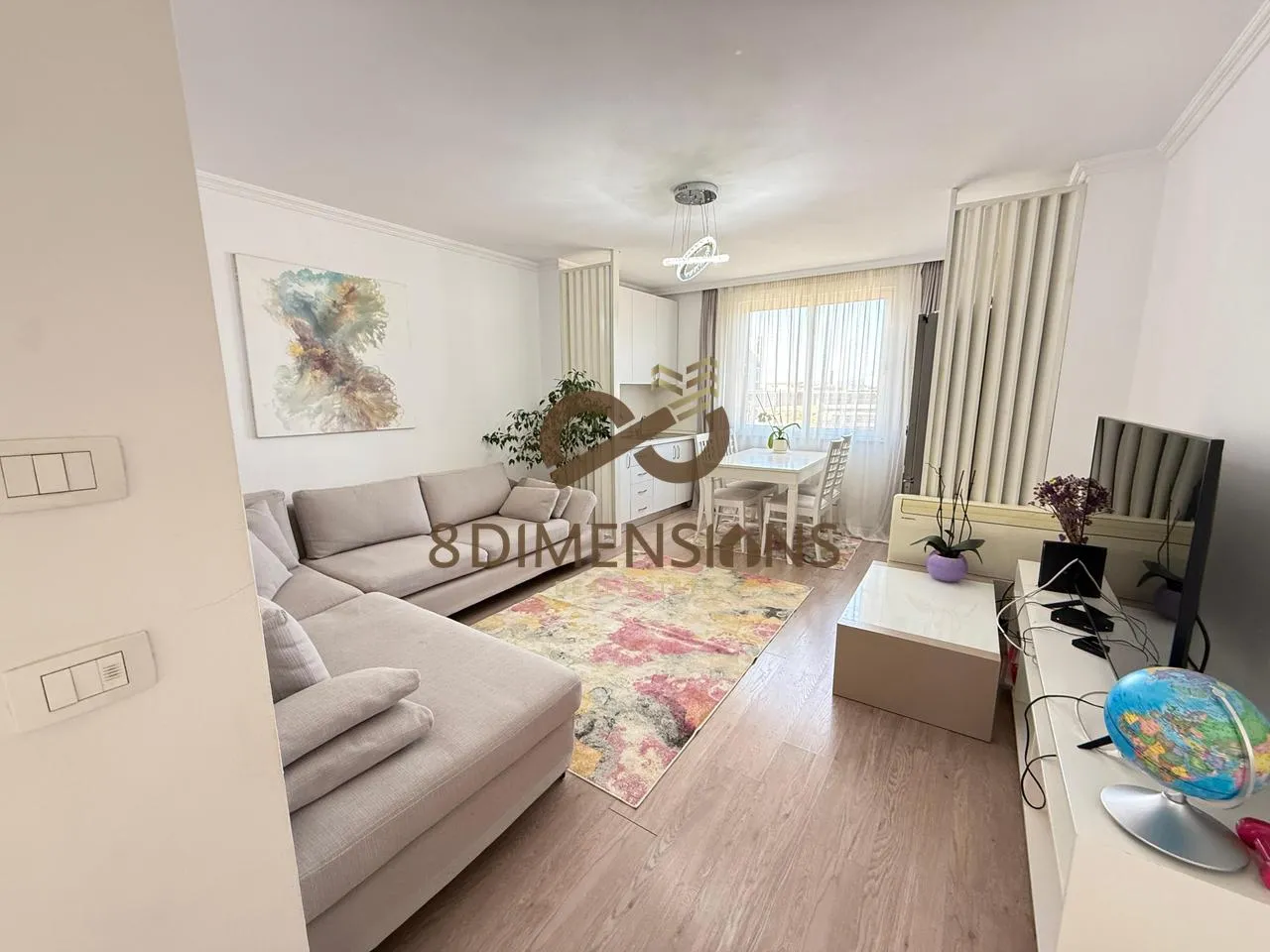 Apartament 2+1 në shitje në Kinostudio, Tiranë, 74 m². Foto 1 nga 6