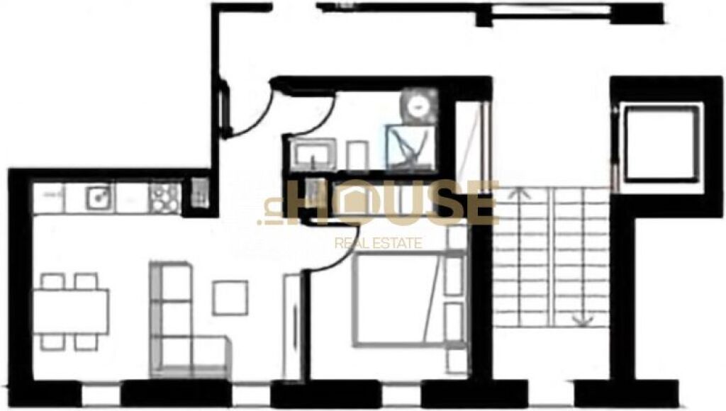Apartment 1+1 for sale in Mjull Bathore, Tirana, 49 m². Photo 3 of 3