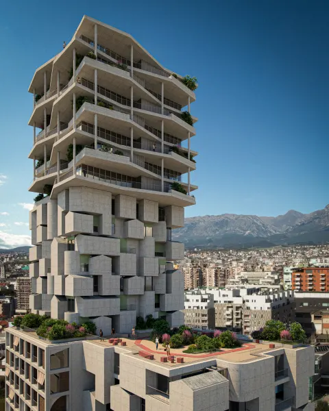 Appartamento 1+1 in vendita a Rruga Muhamet Gjollesha, Tirana, 95 m²