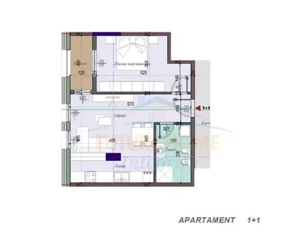 Apartament 1+1 në shitje në Casa Italia, Tiranë, 71 m². Foto 2 nga 2