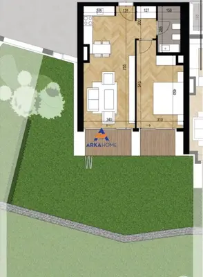 Apartament 1+1 në shitje në Palase, Vlorë, 65 m². Foto 3 nga 3