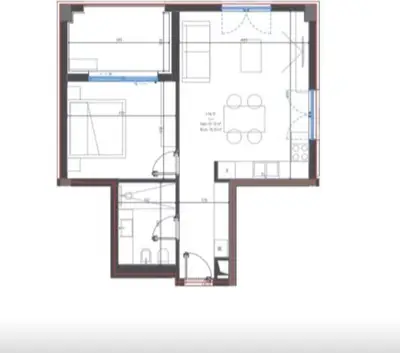 Apartament 1+1 në shitje në Santorini Drymades Seaview Apartment, Vlorë, 79 m². Foto 1 nga 2