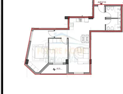 Apartament 2+1 në shitje në Rruga Mehmet Gjevori, Tiranë, 108 m². Foto 2 nga 2