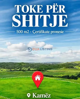 Tokë në shitje në Rruga Apollonia, Kamëz, 500 m². Foto 1 nga 2