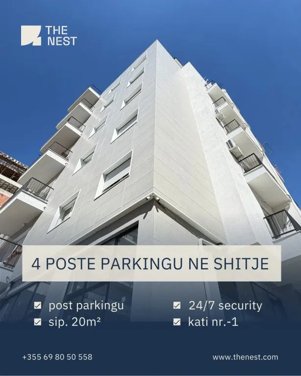 Posto auto in vendita a Xhamlliku, Tirana, 20 m²