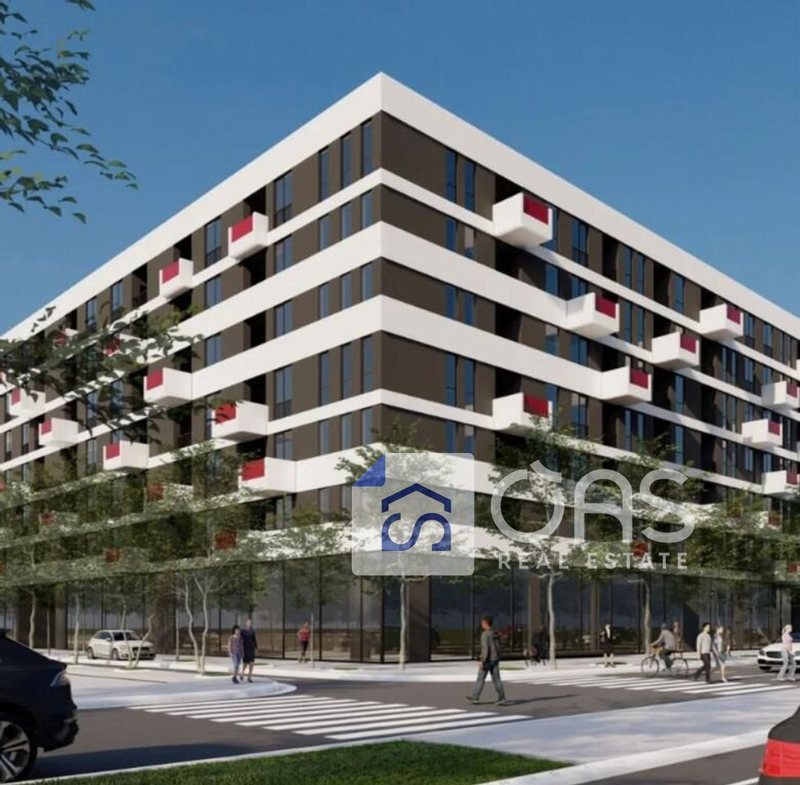 Apartament 1+1 në shitje në Kamez, Bulevardi Blu, Kamëz, 64 m²