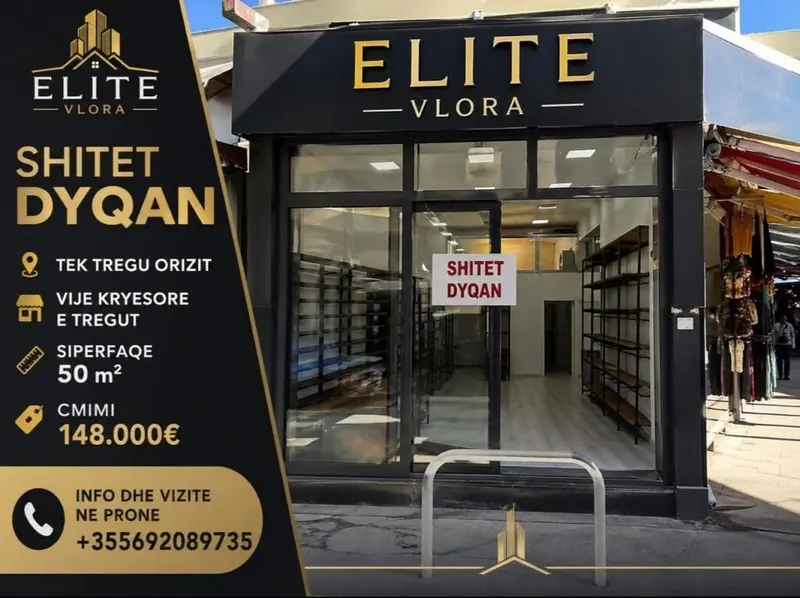 Negozio in vendita a Tregu Orizit, Valona, 50 m²