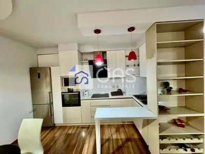 Apartament 1+1 me qera në Komuna e Parisit, Tiranë, 68 m². Foto 3 nga 6