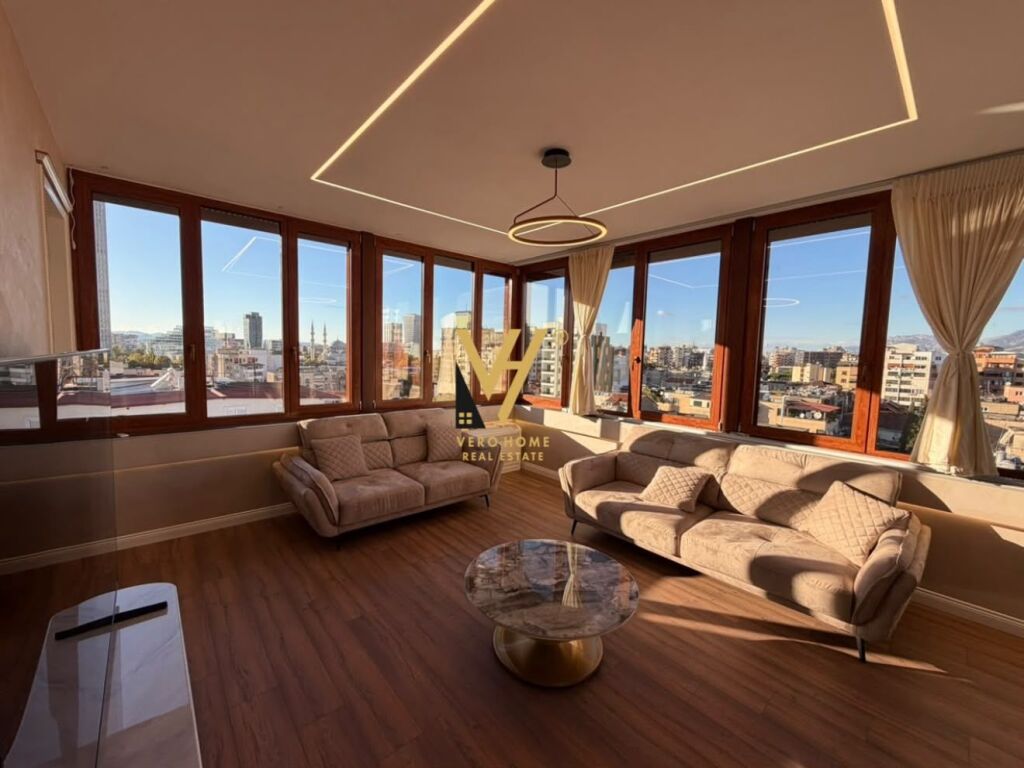Penthouse 2+1 me qera në Shkolla e Baletit, Tiranë, 125 m². Foto 1 nga 3