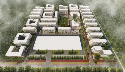 Apartament 1+1 në shitje në Univers City, Tiranë, 72 m². Foto 2 nga 3