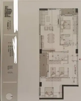 Apartament 3+1 në shitje në Bulevardi Blu, Kamëz, 137 m². Foto 2 nga 3