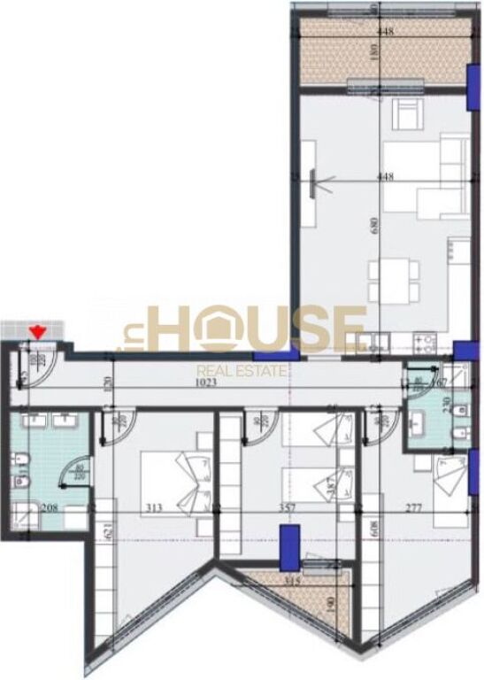 Apartment 3+1 for sale in Rruga Dritan Hoxha, Tirana, 152 m². Photo 3 of 3