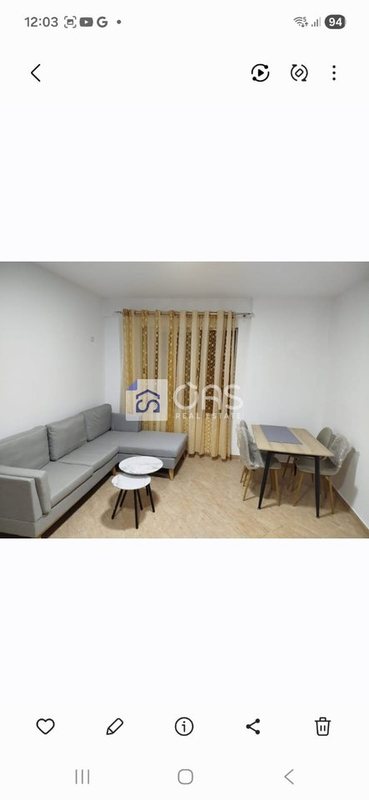 Apartament 1+1 me qera në Astir, Tiranë, 63 m²