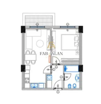 Apartament 1+1 në shitje në Qerret, Kavajë, 69 m². Foto 3 nga 3