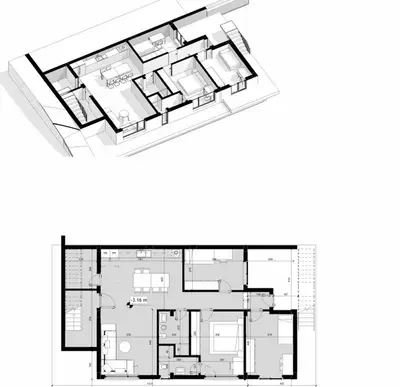 Apartament 3+1 në shitje në Farkë, Tiranë, 188 m². Foto 4 nga 4