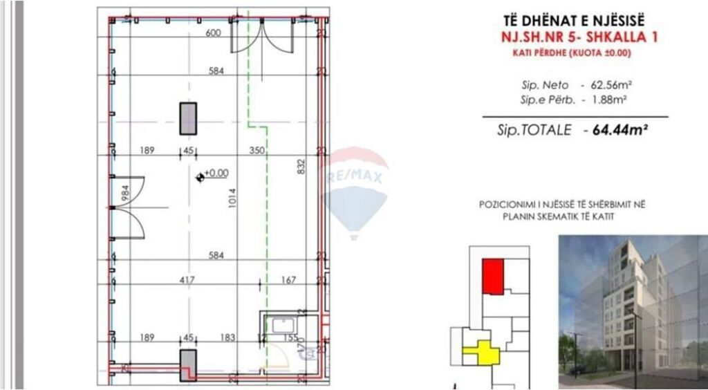 Negozio in vendita ad Allias, Tirana, 64 m². Foto 2 di 2