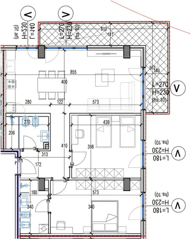 Apartment 2+1 for sale in Kodra e Diellit, Tirana, 146 m². Photo 1 of 1