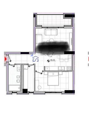 Apartament 2+1 në shitje në Bulevardi i Ri, Tiranë, 106 m². Foto 3 nga 3