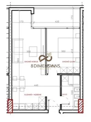 Appartamento 1+1 in vendita ad Astir, Tirana, 75 m². Foto 2 di 3