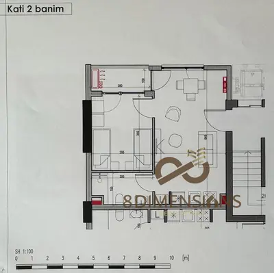 Apartament 1+1 në shitje në Rruga e Kavajës, Tiranë, 54 m². Foto 12 nga 12