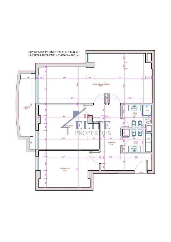 Zyrë me qera në Rtsh, Tiranë, 131 m². Foto 12 nga 12