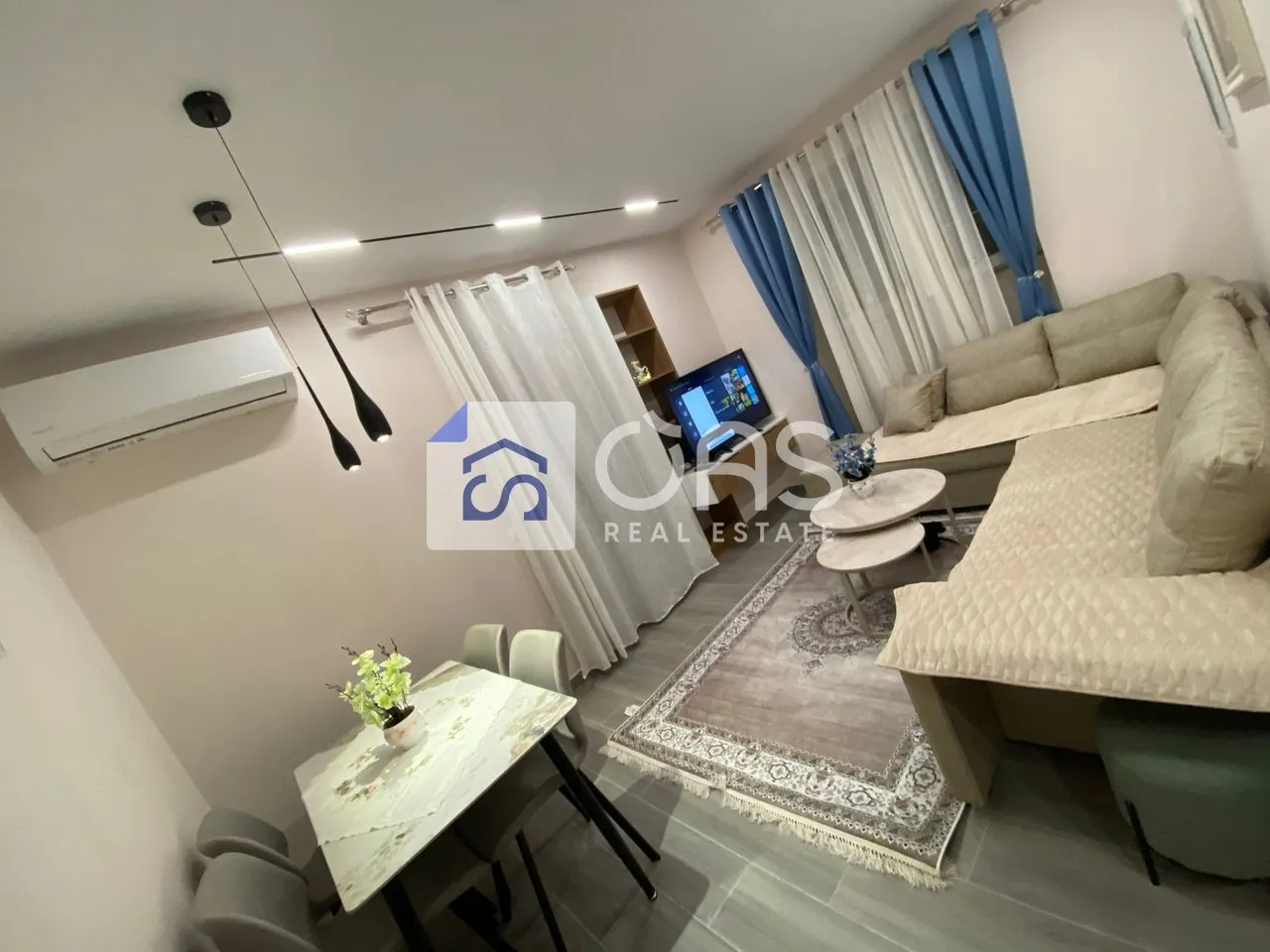 Apartament 1+1 me qera në Rruga e Elbasanit, Tiranë, 60 m². Foto 1 nga 5