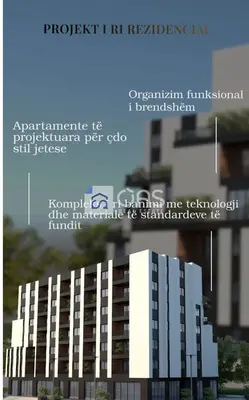 Apartament 1+1 në shitje në Paskuqan, Kamëz, 68 m². Foto 3 nga 5