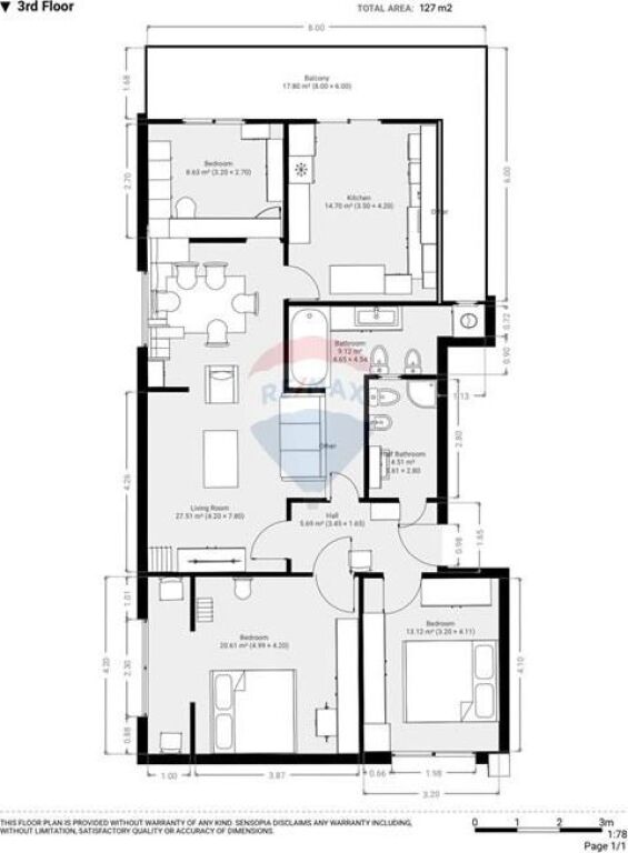 Apartament në shitje në Blloku i Ambasadave, Tiranë, 130 m². Foto 3 nga 3