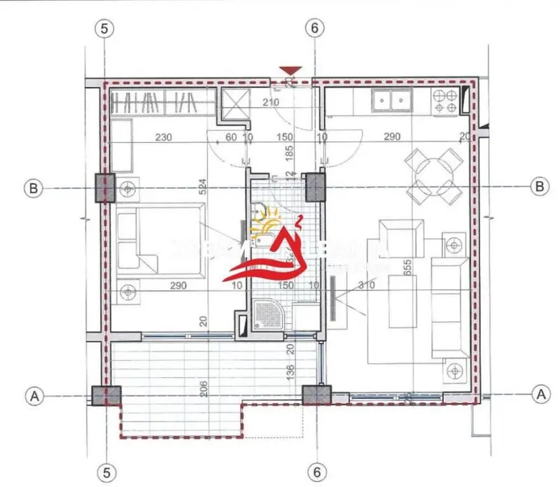 Apartament 1+1 në shitje në Shëngjin, Lezhe, Shëngjin, 63 m²