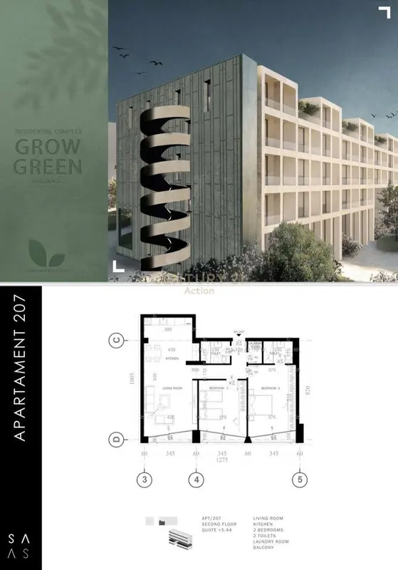 Apartament 2+1 në shitje në Rruga Gjon Krisli, Tiranë, 130 m²