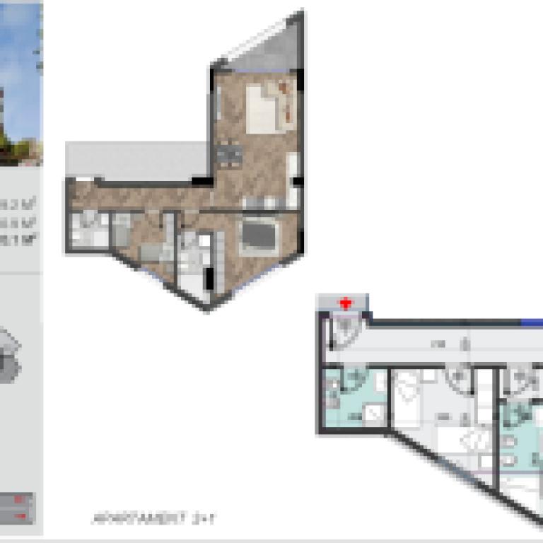 Apartament 2+1 në shitje në Rruga Dritan Hoxha, Tiranë, 120 m². Foto 5 nga 5