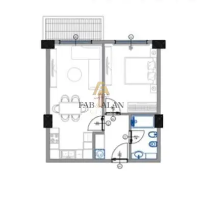 Apartament 1+1 në shitje në Qerret, Kavajë, 68 m². Foto 2 nga 3