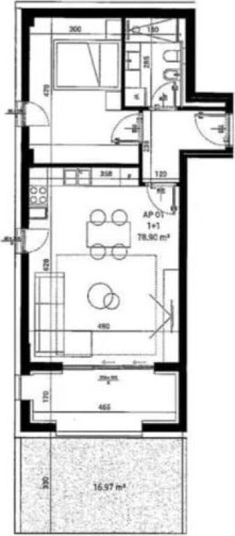 Appartamento 1+1 in vendita a Dhermi, Valona, 110 m². Foto 1 di 1