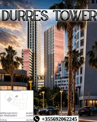 Apartament 1+1 në shitje në Durrës, 82 m². Foto 1 nga 5