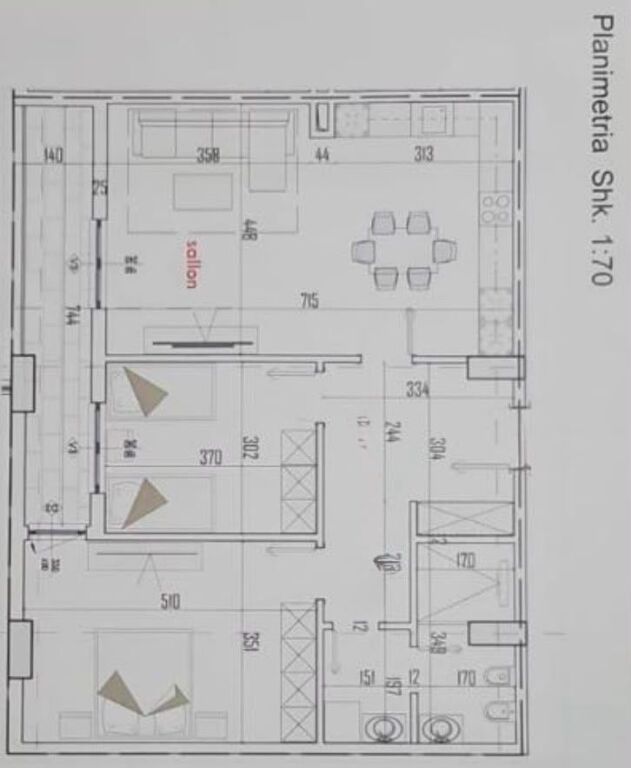 Apartment 2+1 for sale in Paskuqan, Kamëz, 118 m². Photo 1 of 1
