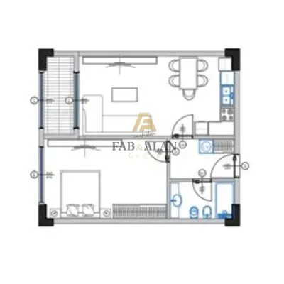 Apartment 1+1 for sale in Qerret, Kavajë, 71 m². Photo 2 of 3