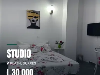 Studio for rent in Plazh, Durrës, 30 m². Photo 4 of 4