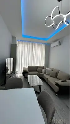 Apartament 1+1 me qera në Shkolla e Kuqe, Tiranë, 55 m². Foto 2 nga 7