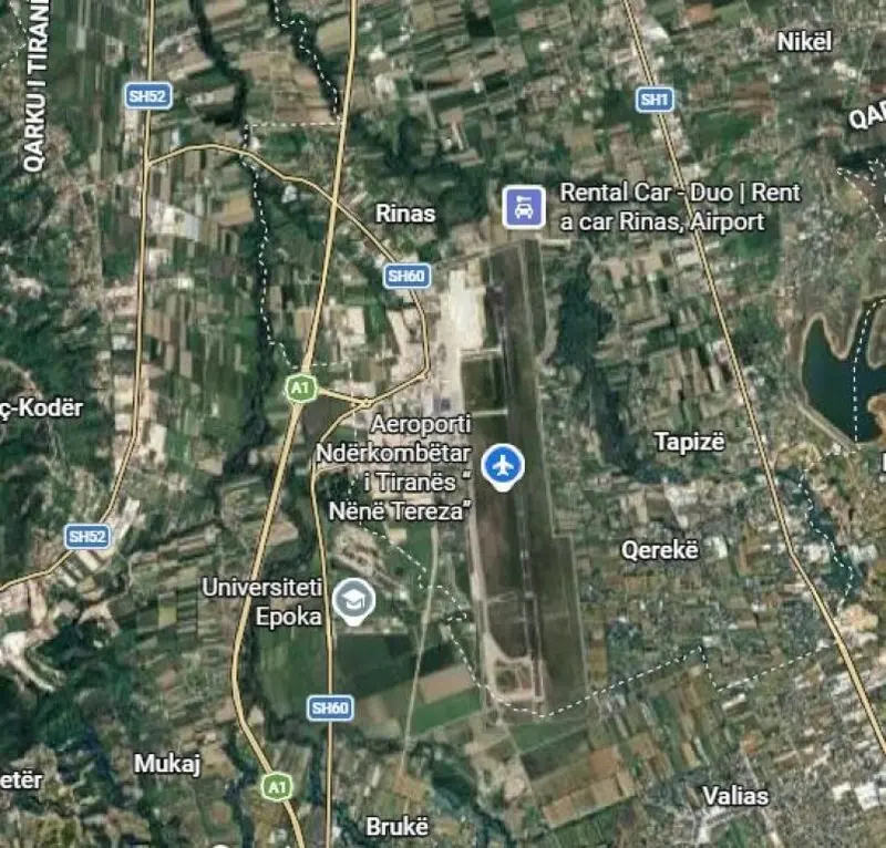Terreno in vendita a Rinas, Tirana, 4.000 m²