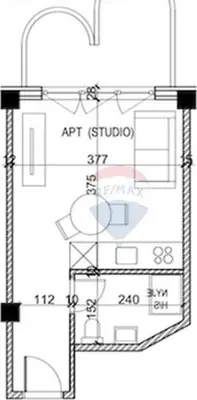 Studio for sale in Shëngjin - Kune, Shëngjin, 35 m². Photo 3 of 4