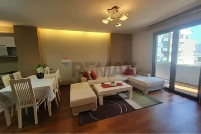 Apartament 2+1 me qera në Kthesa e Kamzës, Tiranë, 94 m². Foto 1 nga 11