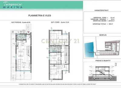 Vilë 3+1 në shitje në Turquoise Marina, Durrës, 308 m². Foto 4 nga 4