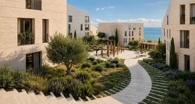 Appartamento 1+1 in vendita a Sun Palasë Residence, Valona, 79 m². Foto 1 di 3